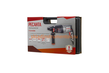 Перфоратор Ресанта П-28-800К 75/3/1