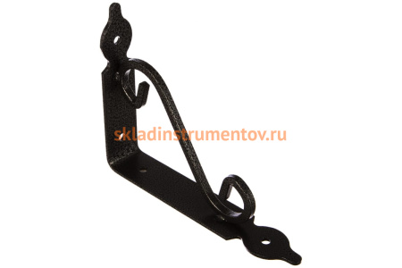 Декоративный кронштейн СИБРТЕХ 145х110х25х3 мм темно-серый 94060