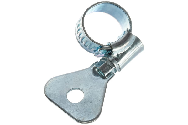 Металлические, червячные хомуты СИБРТЕХ 10-16мм, ширина 10мм, W1, с металлическим ключом, 2шт 476487