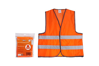 Жилет Airline со светоотражающими полосами, взрослый, р. XL 65*65 см, оранжевый ARW-AV-04