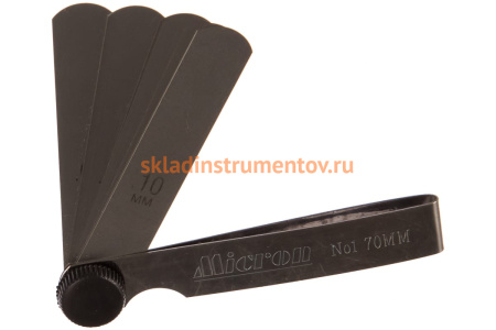Набор щупов N1 70мм 0.02-0.1 Micron МИК 24203