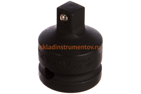 Ударный переходник с шариковым фиксатором 1/2">3/8" KING TONY 4863P