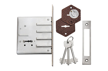 Врезной сувальдный замок СИБРТЕХ ЗВ-3 91668