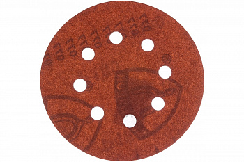 Круг шлифовальный на липучке для обработки дерева (125 мм; Р180; 8 отверстий) KLINGSPOR 270552