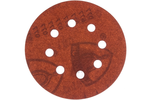 Круг шлифовальный на липучке для обработки дерева (125 мм; Р180; 8 отверстий) KLINGSPOR 270552