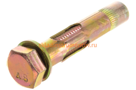 Анкерный болт Зубр 12 x 65 мм, 40 шт, желтопассивированный, Профессионал 302312-12-065