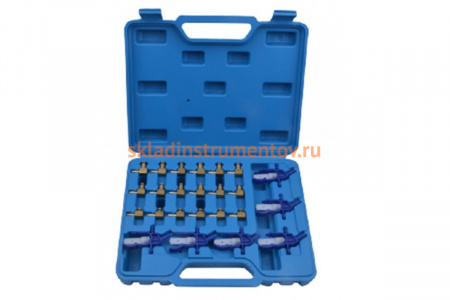 Набор адаптеров для тестера обратки дизельных форсунок системы Common Rail ROCKFORCE RF-40110124