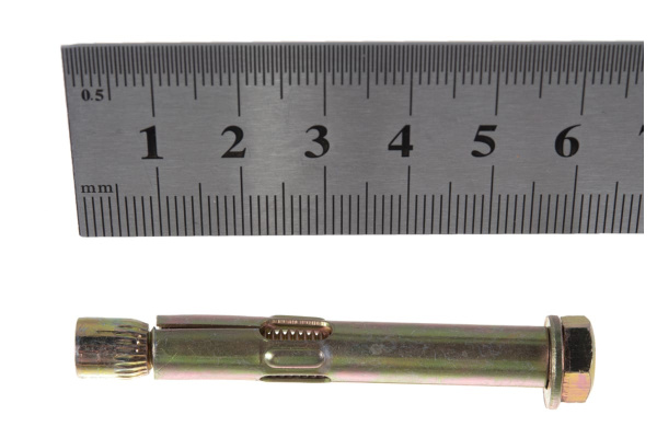 Анкерный болт Зубр 8 x 60 мм, 50 шт, желтопассивированный, Профессионал 302312-08-060