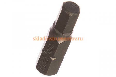 Бита-шестигранник (HEX5 мм; 25 мм; 1/4) FORCE 1242505