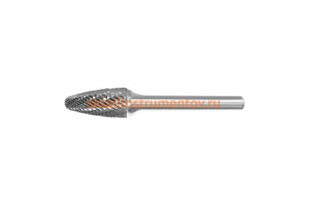 Борфреза твердосплавная гиперболическая со сферическим торцом (16х25 мм; хвостовик 6 мм) ПНЕВМО-ТРЕЙД F1625-M06