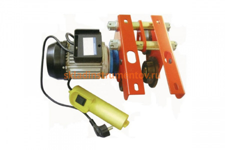 Приводная электрическая каретка EURO-LIFT TD-10, 4-колеса, г/п 1тн, 220 В. 00005308