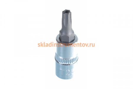 Бита-головка с отверстием 1/4” TORX T25Hх37мм JTC 23525