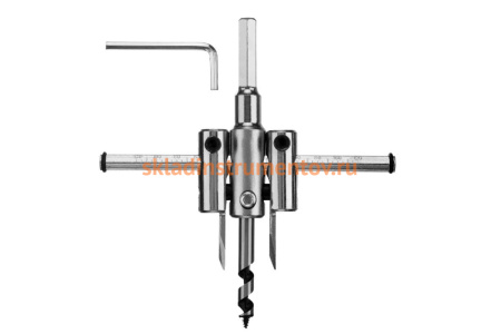 Сверло-балеринка МАСТЕР по дереву (двухрезцовое, 40-120 мм, глубина 30 мм) Зубр 29440-120