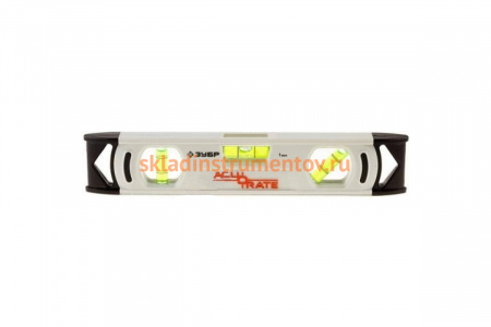 Магнитный пластиковый уровень 25 см ЗУБР Торпедо ACURATE 1 34591-025