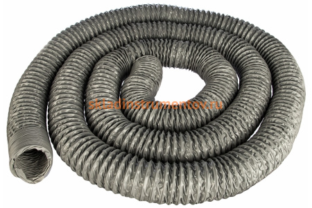 Серый универсальный шланг ПВХ длиной 10м, d 100мм, стенка 0,3мм JET PVP300.100.10