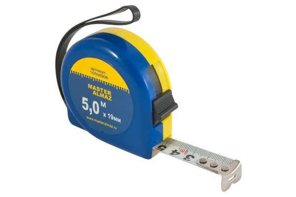 Рулетка МастерАлмаз 5mx19mm, эконом 10508906