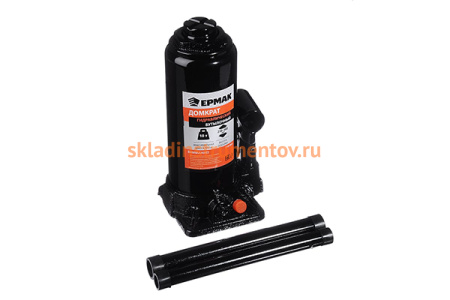 Гидравлический бутылочный домкрат ЕРМАК 10 т, 230-460 мм 770-093