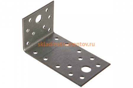 Крепежный асимметричный уголок СИБРТЕХ 2,0 мм, KUAS 90x50x55 мм P 46447