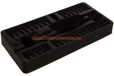 Ложемент для набора торцевых головок 2539MR, PVC KING TONY 84253910B