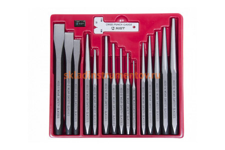 Набор зубил и выколоток 16 предметов AIST 79100116 00-00008039