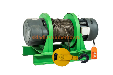 Электрическая лебедка (1000/2000кг, 100/50м, 380 В) EURO-LIFT KCD 0019832