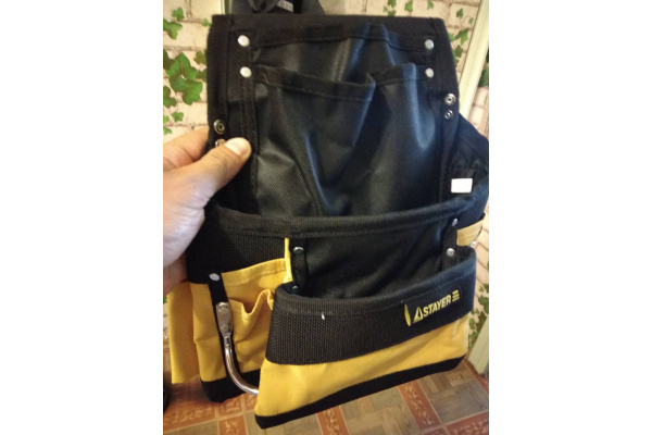 Сумка поясная 10 карманов для ручного инструмента Stayer 38605