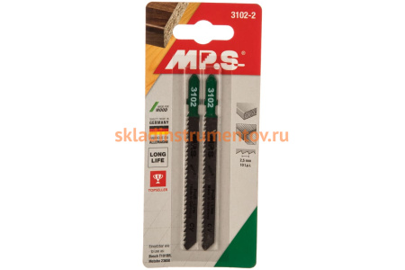 Пилки T101BR (100х75х2.5 мм; 2 шт.) по дереву и ДСП MPS 3102-2