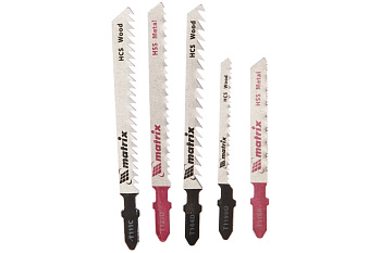 Набор полотен для электролобзика универсальный 5 шт. MATRIX 78251