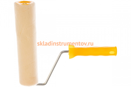 Валик 250 мм, ворс 5 мм, D - 48 мм, D ручки - 8 мм, велюр СИБРТЕХ Лаки 80179