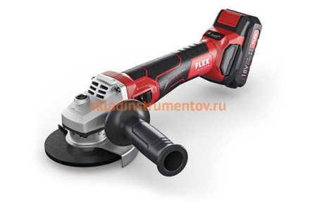 Аккумуляторная угловая шлифовальная машина FLEX LBE 125 18.0-EC/5.0 Set 499323