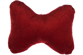 Подушка-косточка Airline Алькантара, красная ASP-B-04