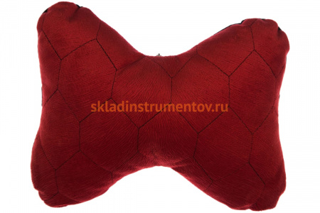 Подушка-косточка Airline Алькантара, красная ASP-B-04
