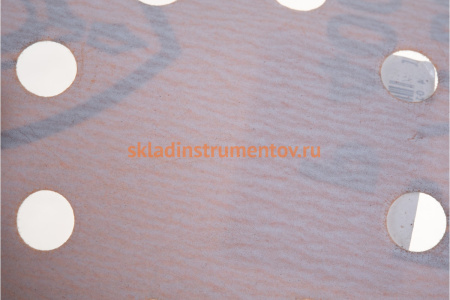 Круг шлифовальный на липучке для обработки красок, лаков и шпаклевок (125 мм; Р400; 8 отверстий) KLINGSPOR 307108