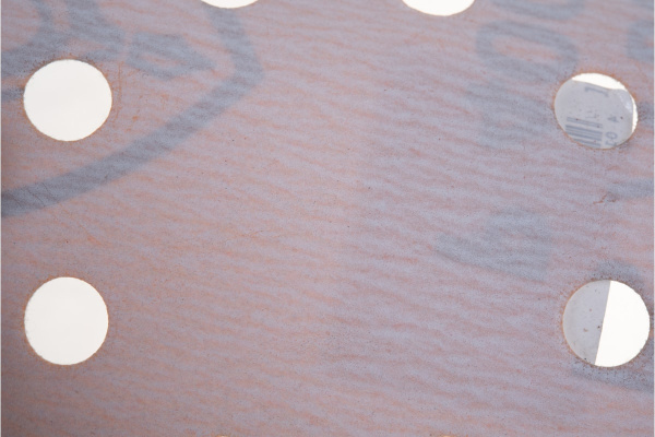 Круг шлифовальный на липучке для обработки красок, лаков и шпаклевок (125 мм; Р400; 8 отверстий) KLINGSPOR 307108