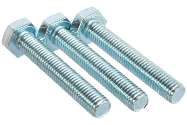 Болт ЗУБР ГОСТ 7798-70, M10 x 60 мм, 3 шт, кл. пр. 5.8, оцинкованный, 303086-10-060