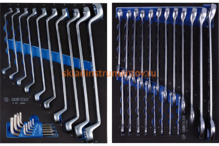 Набор инструментов в серой тележке KING TONY 286 предметов 934-010AMG