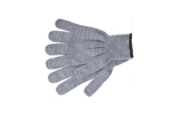 Трикотажные перчатки СИБРТЕХ, акрил, цвет серая туча, оверлок, 68652 Трикотажные перчатки СИБРТЕХ, акрил, цвет серая туча, оверлок, 68652