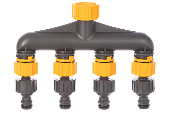 Разветвитель 4-х канальный пластиковый PALISAD LUXE 66428 Разветвитель 4-х канальный пластиковый PALISAD LUXE 66428