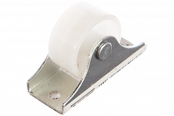 Мебельный ролик JET 304 D25 мм неповоротная площадка, без тормоза FU304A.025WT99