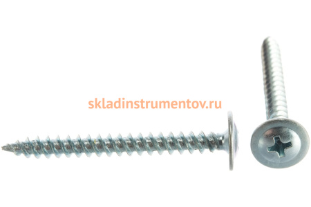 Саморезы с прессшайбой по листовому металлу 200 шт. (4,2х41 мм; PH2; ТФ1) ЗУБР 4-300191-42-041