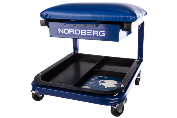 Ремонтное сиденье на колесах с выдвижным ящиком NORDBERG N30S1