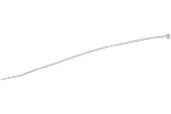 Нейлоновые хомуты Зубр белые, 2.5x200 мм, 100 шт. 309010-25-200