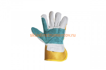 Комбинированные кожаные перчатки JetaSafety JK700/XL