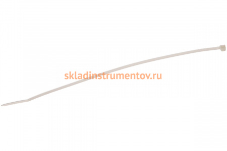 Нейлоновые хомуты Зубр белые, 2.5x200 мм, 100 шт. 309010-25-200