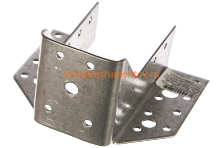 Раскрытая опора бруса СИБРТЕХ, 2 мм OBR R-50х107х76 мм, цинк, 46529