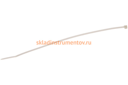 Нейлоновые хомуты Зубр белые, 2.5x200 мм, 100 шт. 309010-25-200