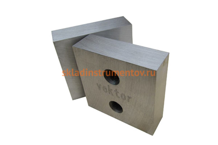 Резец (2 шт) для резки арматуры к станку GQ-40 Vektor 64 6007