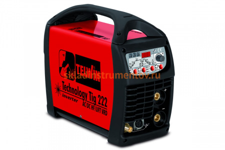 Сварочный аппарат TELWIN TECHNOLOGY TIG 222 AC/DC HF/LIFT VRD + TIG ACC 852054