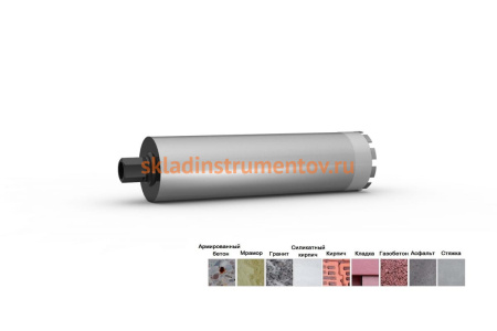 Коронка алмазная HSP-N (132х450 мм; 1 1/4 UNC) Rothenberger FF47132