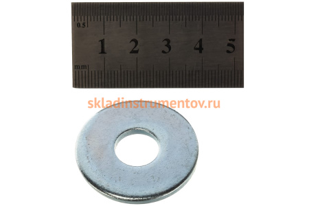 Кузовная шайба ЗУБР DIN 9021, 12 мм, 2 штуки, оцинкованная 303826-12